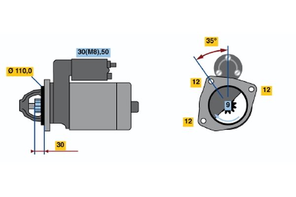 Bosch Starter 0 001 218 703