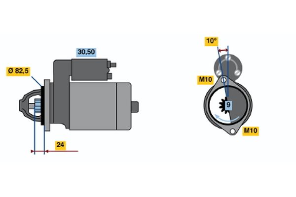 Bosch Starter 0 001 219 008