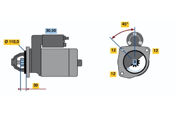 Bosch Starter 0 986 021 690