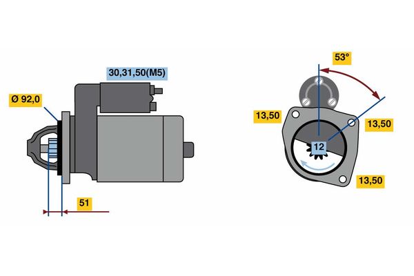 Bosch Starter 0 001 420 024