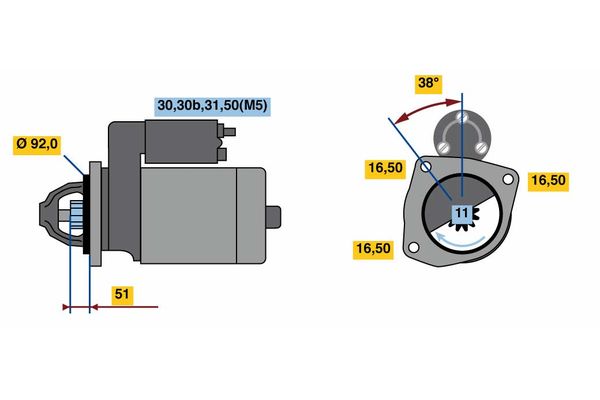 Bosch Starter 0 001 420 029