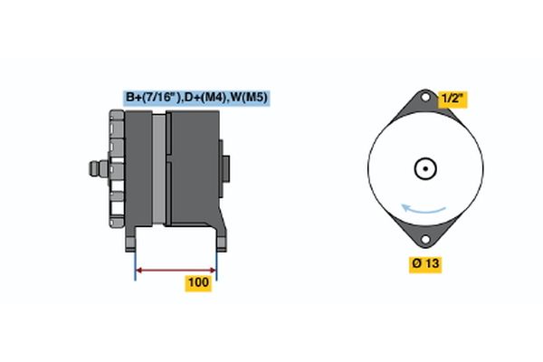 Bosch Alternator/Dynamo 0 986 043 480