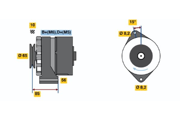 Bosch Alternator/Dynamo 0 986 030 920