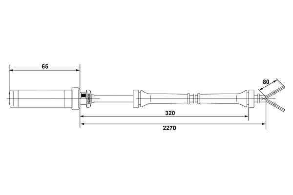 Bosch ABS sensor 0 265 004 019