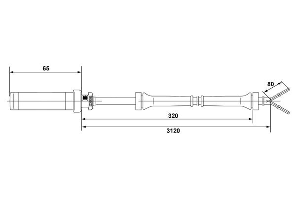 Bosch ABS sensor 0 265 004 022