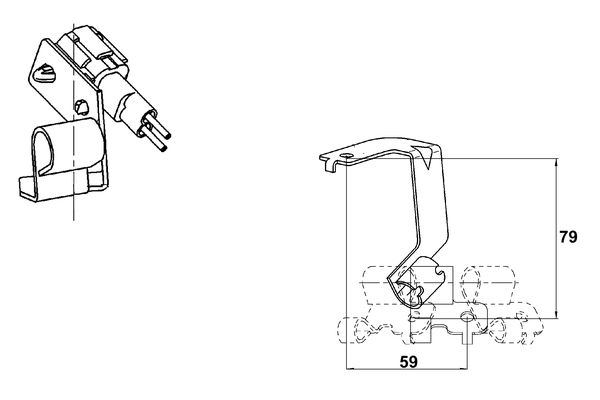 Bosch ABS sensor 0 265 006 670