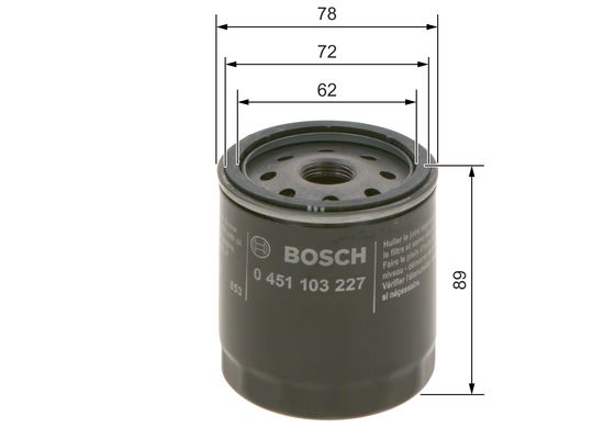 Bosch Oliefilter 0 451 103 227