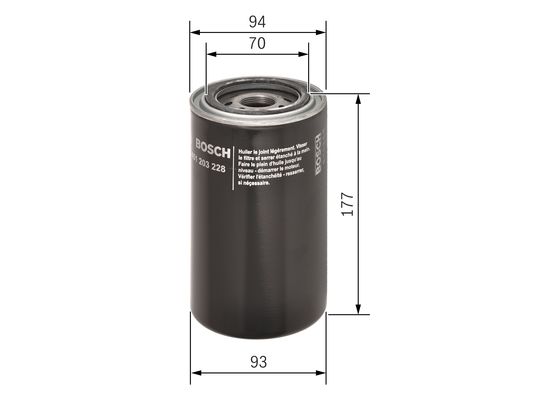 Bosch Oliefilter 0 451 203 228
