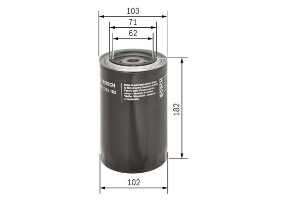 Bosch Oliefilter 0 451 302 182