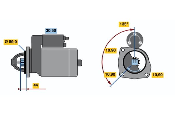 Bosch Starter 0 986 011 170