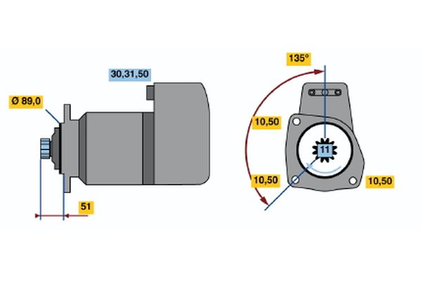 Bosch Starter 0 986 011 460