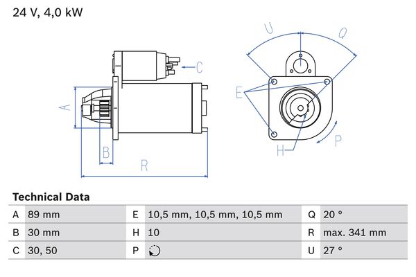 Bosch Starter 0 986 016 220