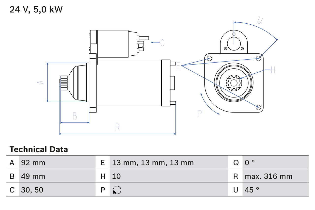 Bosch Starter 0 986 023 430