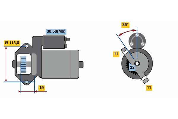 Bosch Starter 0 986 023 760