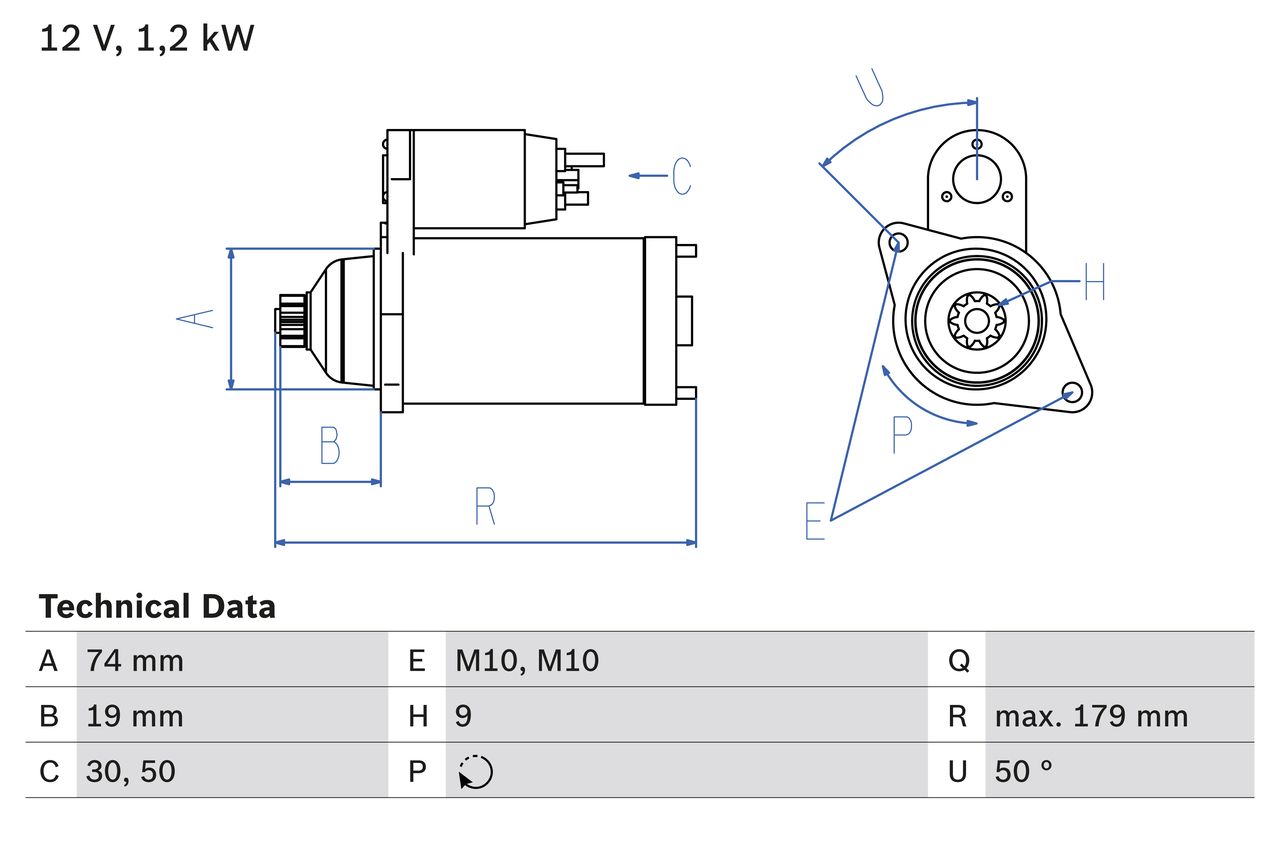 Bosch Starter 0 986 024 230