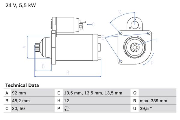 Bosch Starter 0 986 025 060