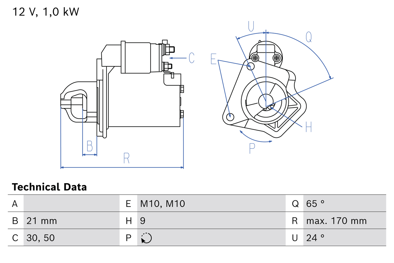 Bosch Starter 0 986 028 080