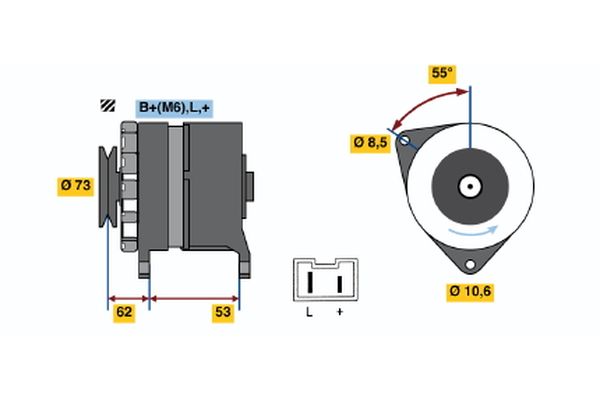 Bosch Alternator/Dynamo 0 986 032 241