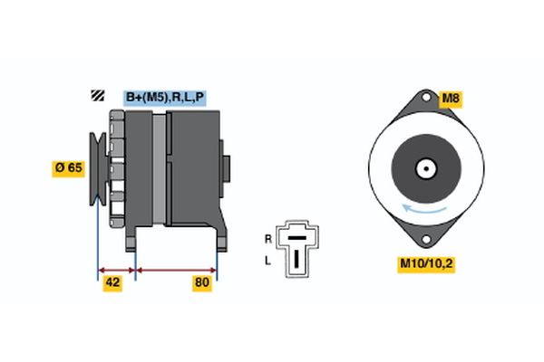 Bosch Alternator/Dynamo 0 986 032 641