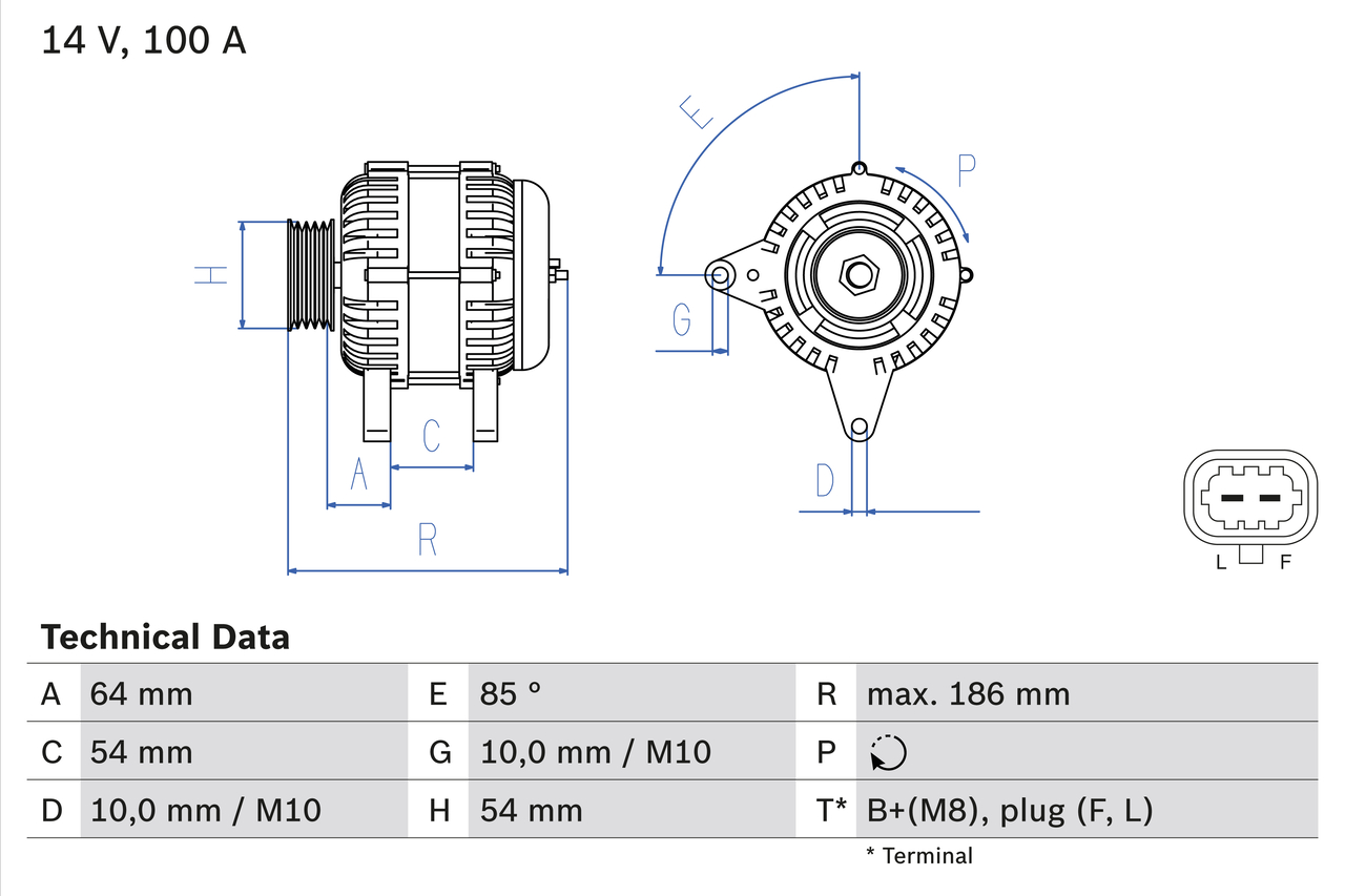 Bosch Alternator/Dynamo 0 986 083 420