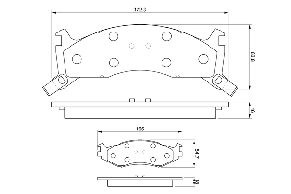 Bosch Remblokset 0 986 424 276