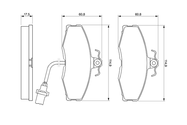 Bosch Remblokset 0 986 424 381