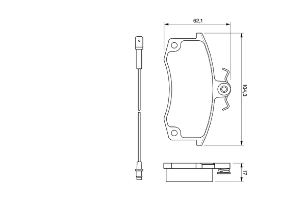 Bosch Remblokset 0 986 424 783