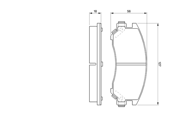 Bosch Remblokset 0 986 461 134