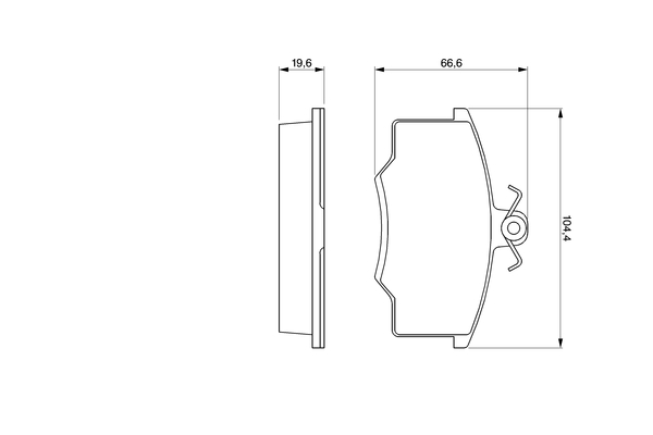 Bosch Remblokset 0 986 465 744