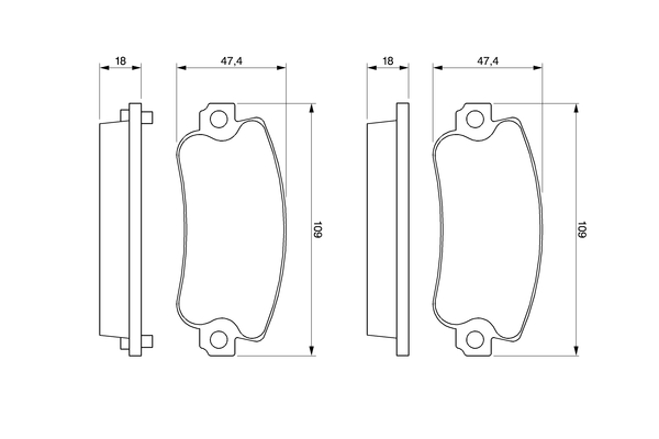 Bosch Remblokset 0 986 467 760