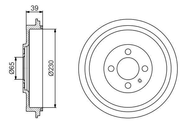 Bosch Remtrommel 0 986 477 194