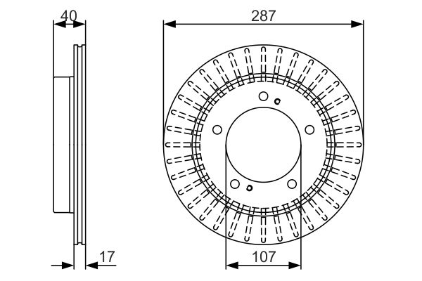 Bosch Remschijven 0 986 479 A32