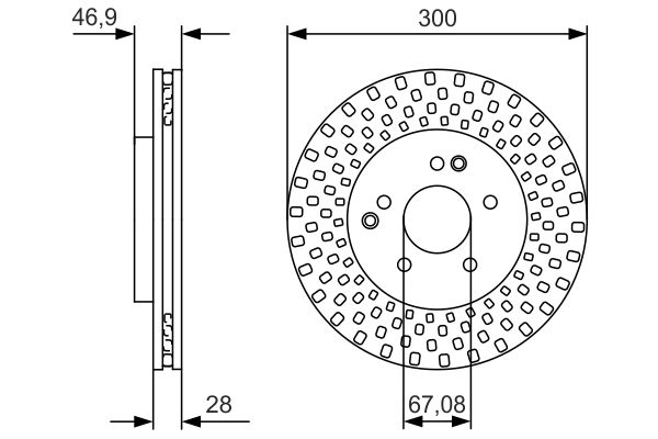 Bosch Remschijven 0 986 479 D05