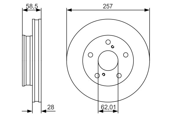 Bosch Remschijven 0 986 479 R53