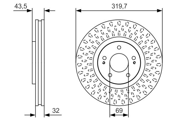 Bosch Remschijven 0 986 479 T01