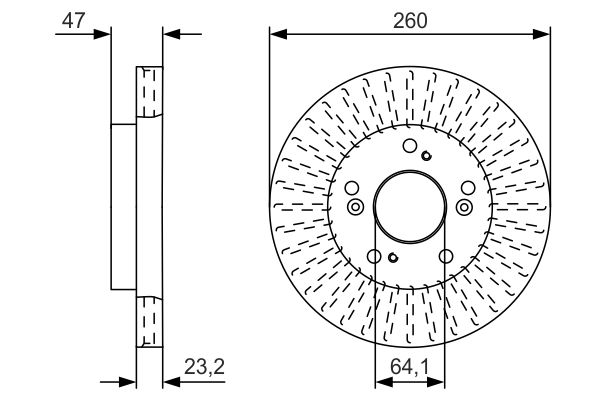 Bosch Remschijven 0 986 479 U92