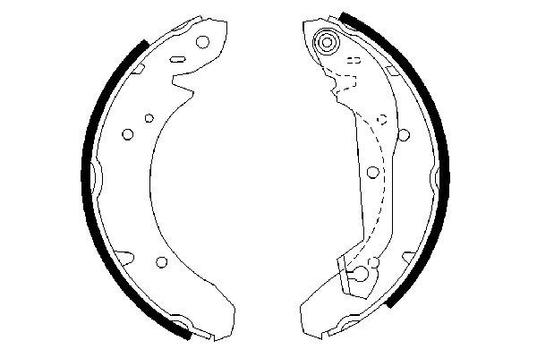 Bosch Remschoen set 0 986 487 048