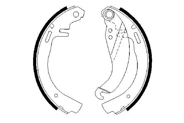 Bosch Remschoen set 0 986 487 068