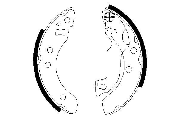 Bosch Remschoen set 0 986 487 133