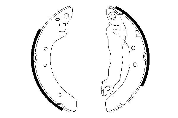 Bosch Remschoen set 0 986 487 299