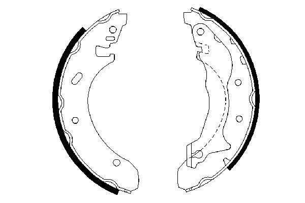 Bosch Remschoen set 0 986 487 330