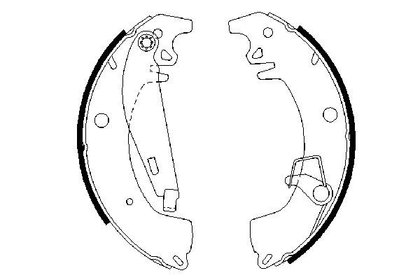 Bosch Remschoen set 0 986 487 332