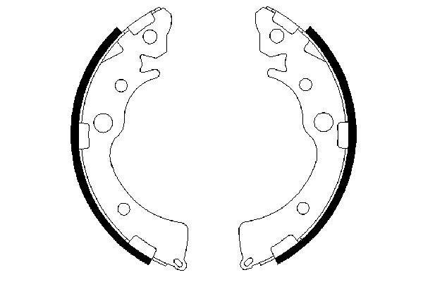 Bosch Remschoen set 0 986 487 460