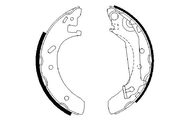 Bosch Remschoen set 0 986 487 523