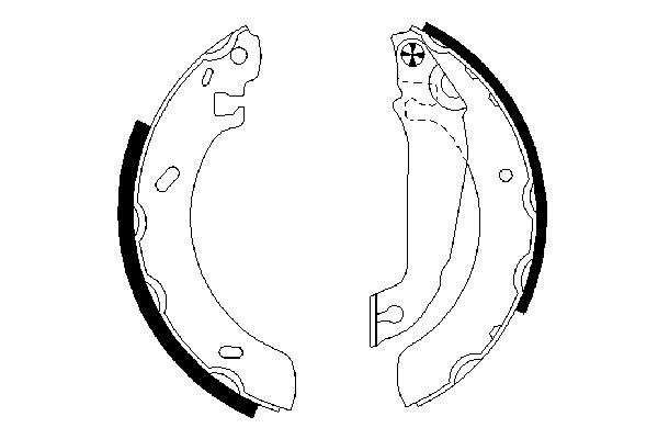 Bosch Remschoen set 0 986 487 537