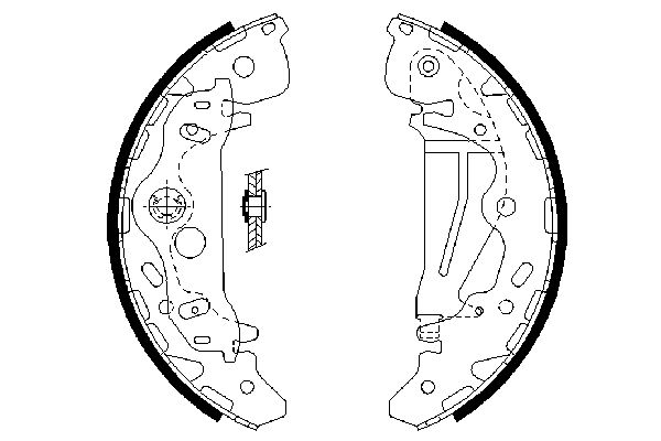 Bosch Remschoen set 0 986 487 709