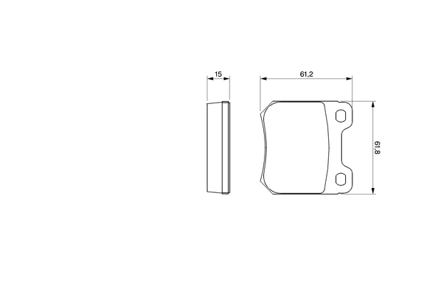 Bosch Remblokset 0 986 490 510
