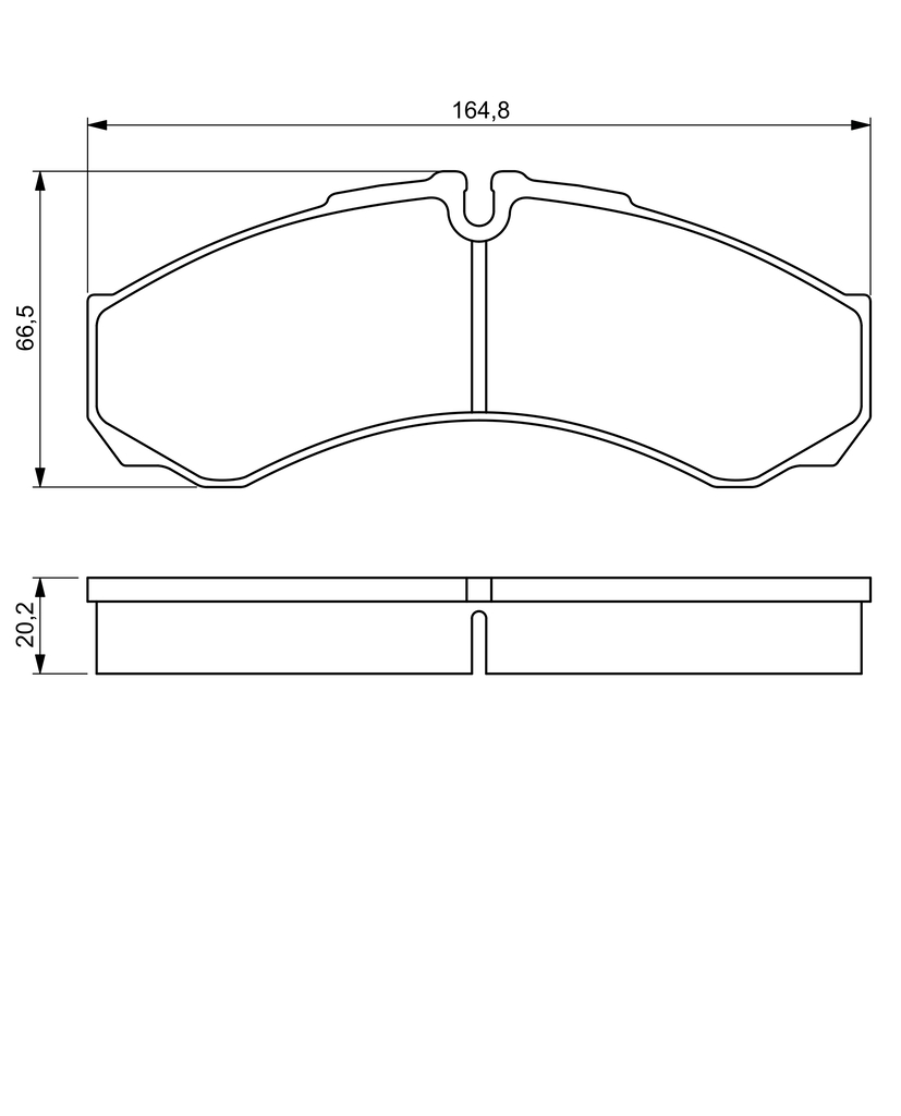 Bosch Remblokkenset, schijfrem 0 986 495 324