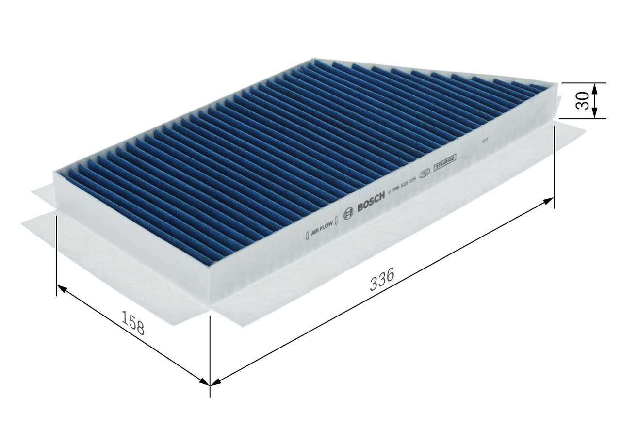 Bosch Interieurfilter 0 986 628 635