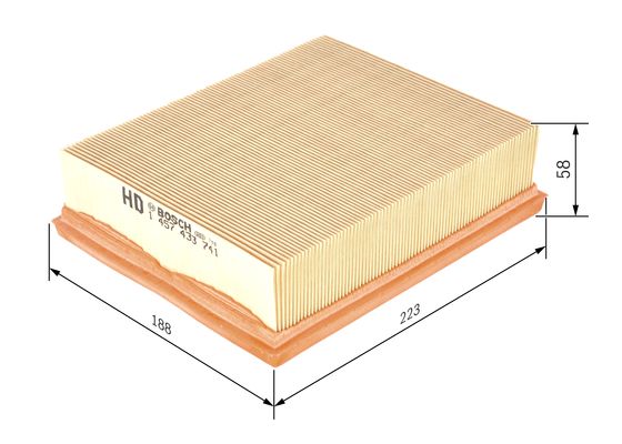 Bosch Luchtfilter 1 457 433 741